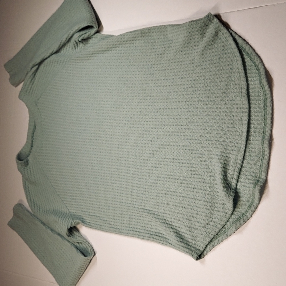 American Eagle Outfitters Woman's Thermal Long Johns Shirt Size XS